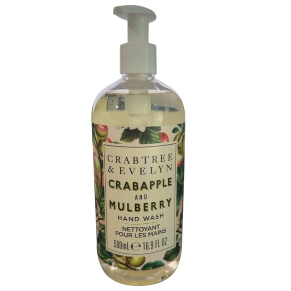 Crabtree and Evelyn CRABAPPLE and MULBERRY Christmas Hand Wash Soap Full Size - Picture 1 of 4